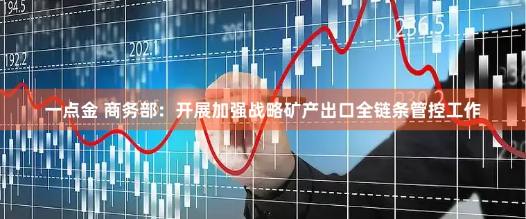 一点金 商务部：开展加强战略矿产出口全链条管控工作