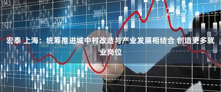 宏泰 上海：统筹推进城中村改造与产业发展相结合 创造更多就业岗位